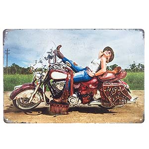 Retro tabule Indian 111 Motorcycle 30x20