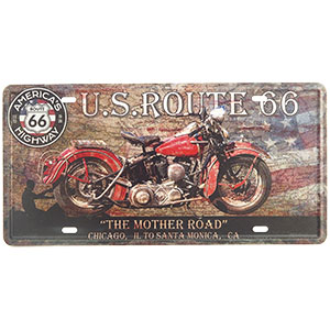 Retro cedule U.S.Route 66 30x15cm